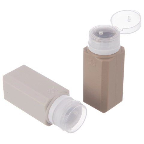 Orion Butelki Podróżne Zestaw 4 szt. Silikon 90 ml ORION Szczelne Etui 16 x 16 cm