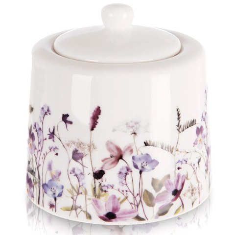 Orion Cukiernica Porcelanowa z Pokrywką Louka 320 ml Polne Kwiaty ORION