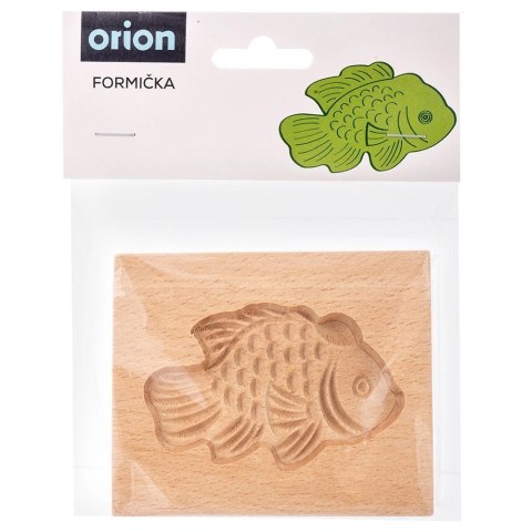 Orion Drewniana Foremka do Ciastek Rybka Forma do Pierników Bukowa