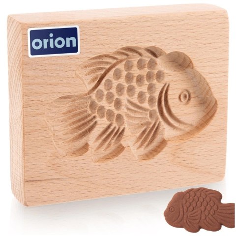 Orion Drewniana Foremka do Ciastek Rybka Forma do Pierników Bukowa