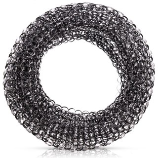 Orion Druciak Metalowy Czarny 8 cm do Przypaleń Garnków Grilla Rusztu