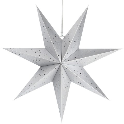 Orion Duża Gwiazda Ażurowa 60 cm Papier Srebrna Dekoracja Okienna FSC