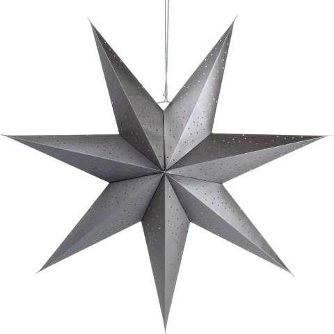 Orion Duża Gwiazda Ażurowa 75 cm Papier Szara Dekoracja Okienna FSC