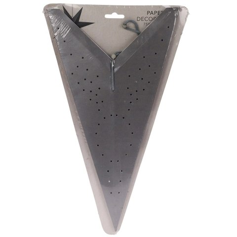 Orion Duża Gwiazda Ażurowa 75 cm Papier Szara Dekoracja Okienna FSC