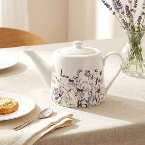 Orion Dzbanek Porcelanowy do Kawy Herbaty 1 L Louka Polne Maki i Kwiaty