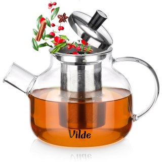 Orion Dzbanek Szklany 850ml z Zaparzaczem Stalowym Sitkiem do Herbaty VILDE