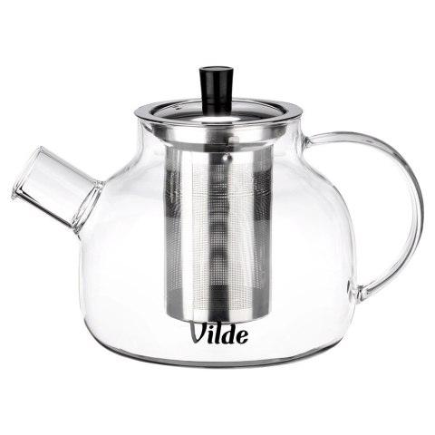 Orion Dzbanek Szklany 850ml z Zaparzaczem Stalowym Sitkiem do Herbaty VILDE