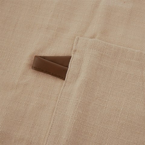Orion Fartuch Kuchenny Brązowy 100% Bawełna Regulowany ORION z Kieszenią