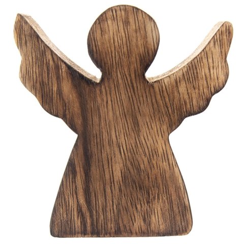 Orion Figurka Anioł Drewno Mango 10 cm Dekoracja Loft Naturalna ORION Boże