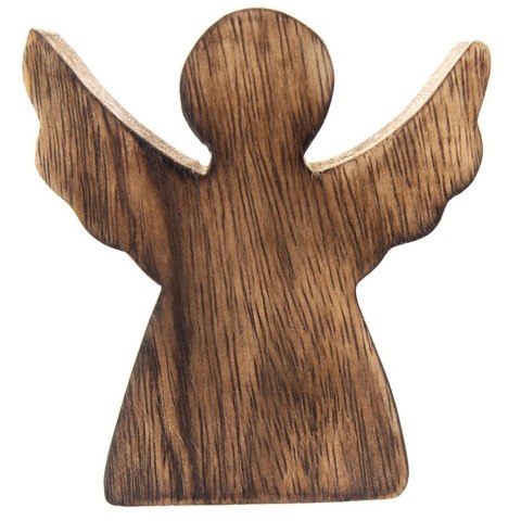 Orion Figurka Anioł Drewno Mango 15 cm Naturalna Ozdoba Świąteczna