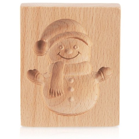 Orion Foremka Drewniana do Ciastek Pierniczków Bałwan Rzeźbiona Świąteczna ORION