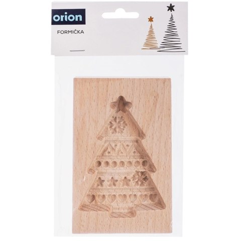 Orion Foremka Drewniana do Ciastek Pierniczków Choinka Rzeźbiona ORION