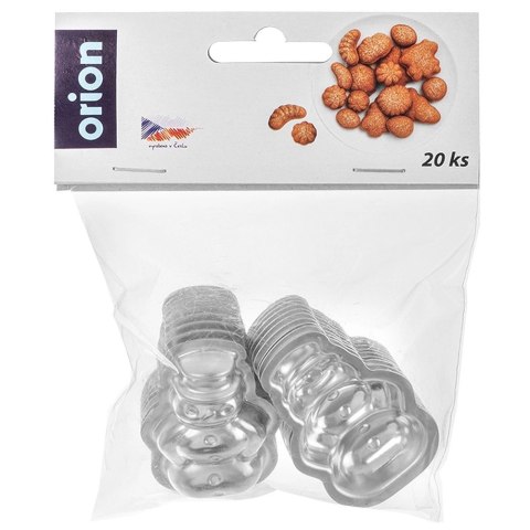 Orion Foremki do Ciastek Gwiazdki 20 szt. Wysokie Stal Ocynkowana Zestaw