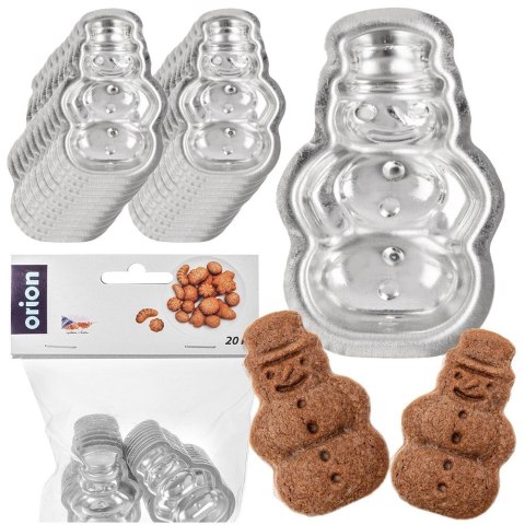 Orion Foremki do Ciastek Gwiazdki 20 szt. Wysokie Stal Ocynkowana Zestaw