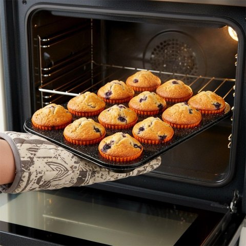 Orion Forma Granitowa do Muffinek 12 Gniazd + 12 Silikonowych Foremek