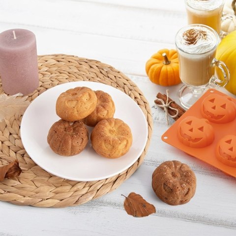 Orion Forma Silikonowa 6 x Dynia Halloween do Ciastek i Babeczek ORION