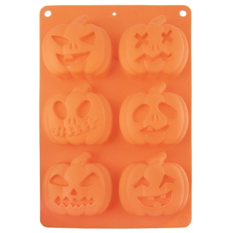Orion Forma Silikonowa 6 x Dynia Halloween do Ciastek i Babeczek ORION