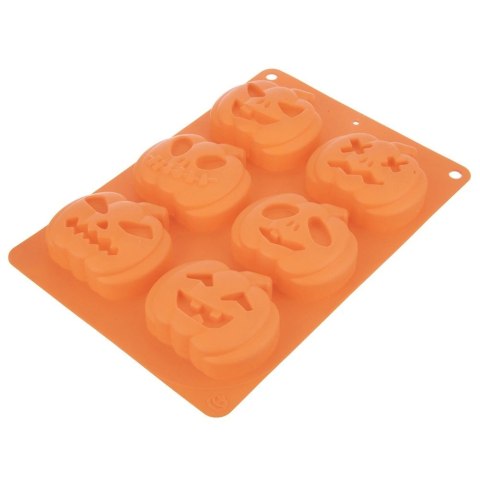 Orion Forma Silikonowa 6 x Dynia Halloween do Ciastek i Babeczek ORION