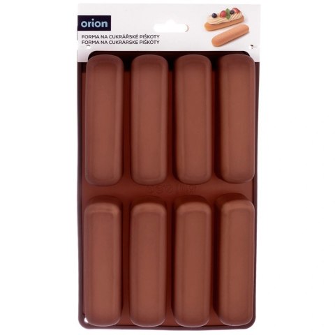 Orion Forma Silikonowa do Biszkoptów Tiramisu 8 szt. Brązowa ORION