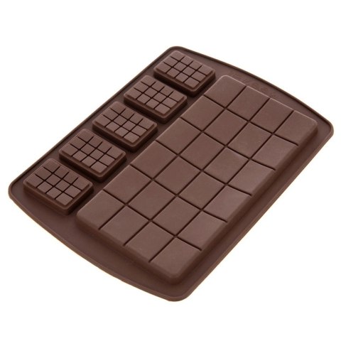 Orion Forma Silikonowa do Czekolady 1 Duża i 5 Mini Tabliczek ORION