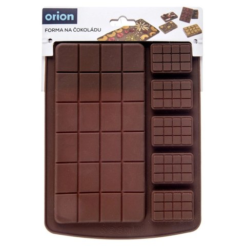Orion Forma Silikonowa do Czekolady 1 Duża i 5 Mini Tabliczek ORION