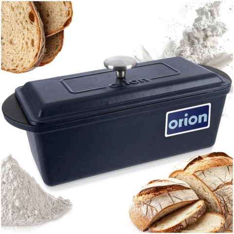 Orion Forma do Chleba z Pokrywką Żeliwna ORION Litina Smalt 35 cm, 3 l