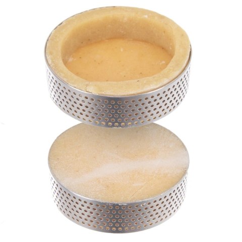 Orion Formy Ranty do Tartaletek 6 szt. Perforowane 8 cm Profesjonalne