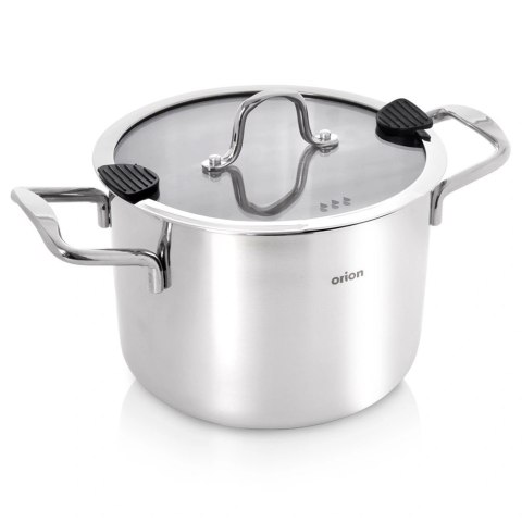 Orion Garnek Stalowy 4,6 L Venice System Odcedzania Indukcja 20 cm ORION