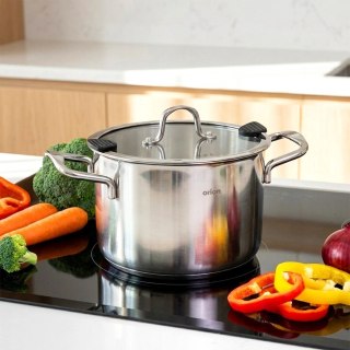 Orion Garnek Stalowy 4,6 L Venice System Odcedzania Indukcja 20 cm ORION