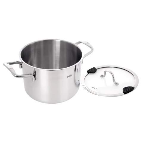 Orion Garnek Stalowy 4,6 L Venice System Odcedzania Indukcja 20 cm ORION