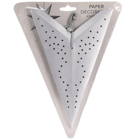 Orion Gwiazda dekoracyjna papierowa ażurowa srebrna 45 cm