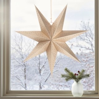 Orion Gwiazda dekoracyjna papierowa ażurowa złota 60 cm