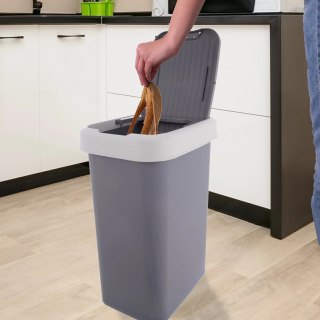 Orion Kosz na Śmieci Uchylny ORION 25 L Pojemnik na Odpady Tworzywo Szary