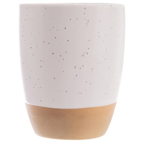 Orion Kubek Ceramiczny do Espresso 90ml Biały Nakrapiany Kamionka ORION