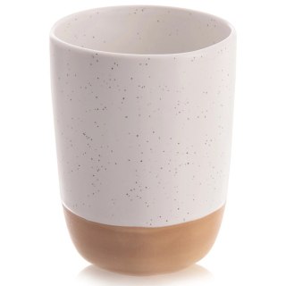 Orion Kubek Ceramiczny do Kawy Herbaty 340ml Biały Nakrapiany ORION
