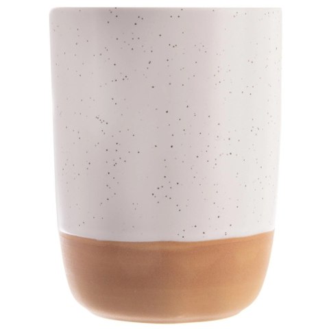 Orion Kubek Ceramiczny do Kawy Herbaty 340ml Biały Nakrapiany ORION