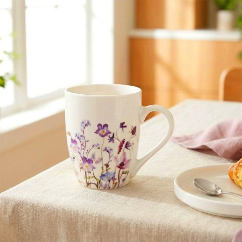 Orion Kubek Porcelanowy 360 ml Louka do Kawy Herbaty w Polne Kwiaty