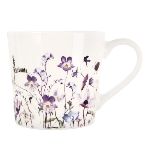 Orion Kubek Porcelanowy Duży 430 ml Louka Kwiatowy Dekor do Herbaty