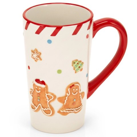 Orion Kubek Świąteczny Ceramiczny 570ml Duży Piernikowy Ludzik Home Styling