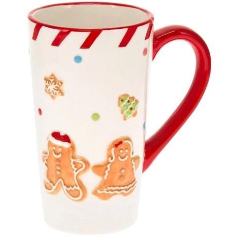 Orion Kubek Świąteczny Ceramiczny 570ml Duży Piernikowy Ludzik Home Styling