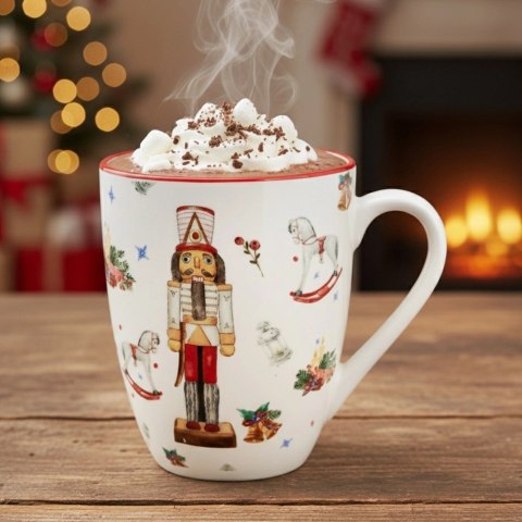 Orion Kubek Świąteczny Porcelana 320 ml Dziadek do Orzechów Zmywarka