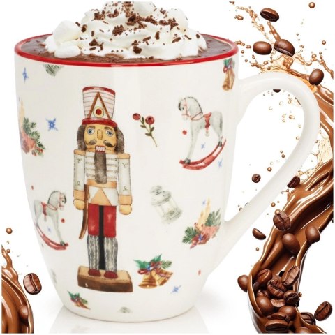 Orion Kubek Świąteczny Porcelana 320 ml Dziadek do Orzechów Zmywarka