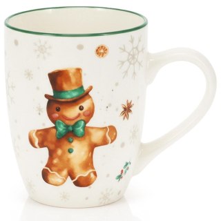 Orion Kubek Świąteczny Porcelana 320 ml Piernikowy Ludzik Zmywarka