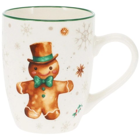 Orion Kubek Świąteczny Porcelana 320 ml Piernikowy Ludzik Zmywarka
