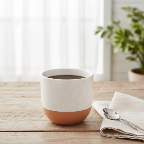 Orion Kubek do Kawy Herbaty Ceramiczny 290ml Biały Klasyczny ORION