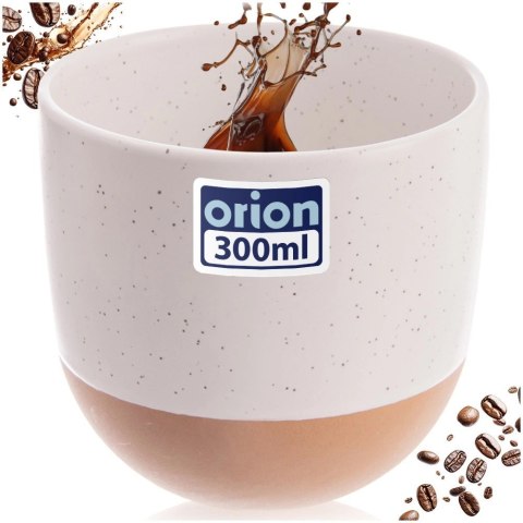 Orion Kubek do Kawy Herbaty Ceramiczny 290ml Biały Klasyczny ORION