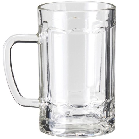Orion Kufel do Piwa Szklany 330 ml z Uchem Gruby Klasyczny Prezent