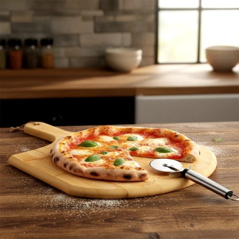 Orion Łopata do Pizzy Bambusowa 40 x 28 cm Deska do Serwowania i Pieczenia