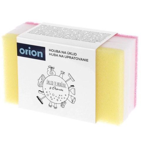 Orion Magiczna Gąbka NANO 2 szt. Melamina Usuwa Brud bez Chemii ORION