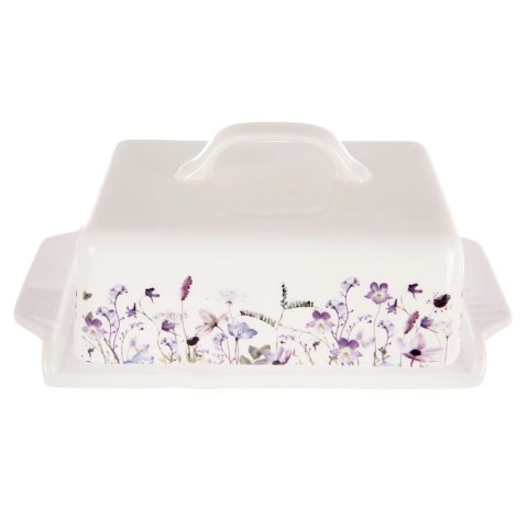 Orion Maselniczka Porcelanowa Louka Maselnica z Pokrywką w Polne Kwiaty